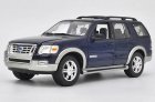 1:18 Welly Blue Diecast 2006 Ford Explorer Eddie Bauer Model