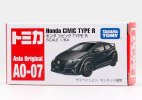 Black 1:64 Scale Asia Original Diecast Honda Civic Type R Toy