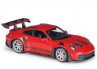 1:24 Welly Yellow / Red Diecast Porsche 911(992) GT3 RS Model