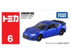 Blue Kids 1:60 Scale NO.6 Tomica Diecast 2017 Subaru BRZ Toy