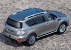 Silver / White 1:64 Scale Diecast Nissan Patrol Y62 Model