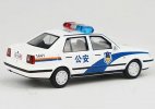 1:64 Scale White Police Diecast 2003 VW Jetta CiX Model