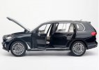 Black / Brown / Deep Blue 1:18 Scale Diecast 2019 BMW X7 Model