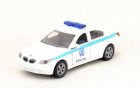 Kids SIKU White-Blue Diecast BMW Police Car Toy