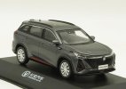 1:43 Scale Deep Blue / Gray Plastic 2022 Changan CS75 Plus Model