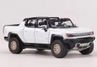 1:64 Scale Gray / White Diecast Hummer EV Pickup Truck Model