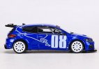 1:64 Scale Blue Diecast VW Scirocco R Racing Car Model