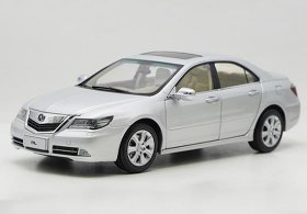 Silver 1:18 Scale Diecast 2008 Acura RL Car Model