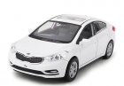 Black / Silver / White 1:38 Scale Diecast 2012 Kia K3 Toy