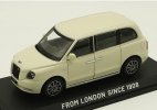 1:32 Scale White Diecast Geely Englon LEVC Model