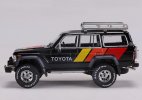 1:64 Scale Black Diecast Toyota Land Cruiser LC60 Model