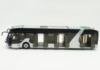 1:42 Scale Silver Airport Diecast Yutong AB14E Apron Bus Model