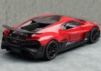 1:38 Scale Red / Blue / White / Yellow Diecast Bugatti Divo Toy