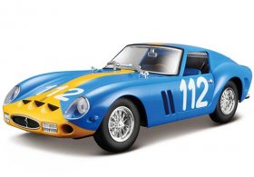 Blue NO.112 Bburago 1:24 Scale Diecast Ferrari 250 GTO Model