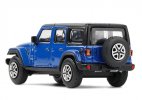 Green 1:64 Scale Diecast Jeep Wrangler Sahara Toy