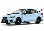 1:64 Blue / White Diecast Subaru Impreza WRX STI S208 Model