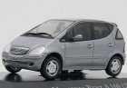 Silver 1:43 IXO Diecast 2001 Mercedes-Benz A-Class A160 Model