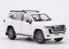 1:64 Scale White Diecast Toyota Land Cruiser LC300 Model