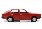 Red / Silver / Blue 1:38 Scale Diecast 1975 Hyundai Pony Toy