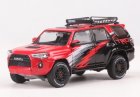 Red 1:64 Scale Diecast Toyota 4Runner TRD Pro Model