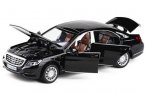 1:32 Black / Silver / Blue Diecast Mercedes-Benz S600 Car Toy