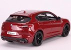 Wine Red 1:24 Scale Bburago Diecast Alfa Romeo Stelvio Model