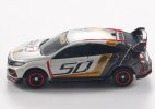 Kids White 50th Anniversary Diecast Honda Civic Type R FK8 Toy