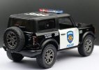 Kids 1:34 Scale Black Police Diecast 2022 Ford Bronco Toy