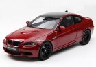 Red / Black 1:18 Scale Kyosho Diecast BMW M3 Coupe E92 Model