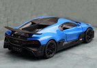 1:38 Scale Red / Blue / White / Yellow Diecast Bugatti Divo Toy