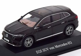 Blue / Black 1:43 Scale Diecast Mercedes-Benz EQS SUV X296 Model