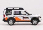 Black / White / Orange 1:64 Diecast Land Rover Discovery 4 Model