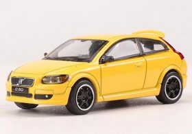 1:64 Scale Yellow /Red /Silver /Green Diecast Volvo C30 Model