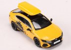 1:64 Scale Yellow Diecast VW Arteon R Liftback Model