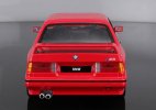 Red / White 1:24 Scale Bburago Diecast 1988 BMW M3 Model