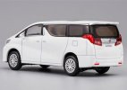 Black / White 1:64 Scale Diecast Toyota Alphard MPV Model