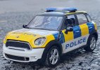 Police 1:24 Motormax Diecast Mini Cooper S Countryman Model