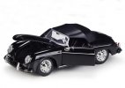 Black 1:24 Scale Welly Diecast Porsche 356A Speedster Model