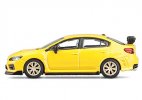 1:64 Scale Yellow / Blue Diecast Subaru Impreza WRX STI Model