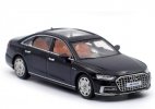 1:64 Scale Black Diecast 2021 Audi A8L Horch Limousine Toy