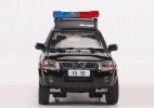 1:64 Scale White / Black Police Diecast Nissan Paladin Model