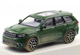 Kids 1:64 Green Diecast 2019 Jeep Grand Cherokee Trackhawk Toy