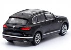 1:64 Scale Black / White / Blue Diecast VW Touareg SUV Toy