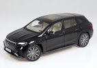 Black 1:18 Scale Diecast 2023 Mercedes-Benz EQS SUV X296 Model