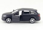 Matte Black 1:36 Scale Diecast Audi Q7 SUV Toy