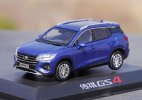 1:43 Scale Blue Diecast 2020 Trumpchi GS4 SUV Model