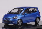 Blue / Yellow / Light Blue 1:64 Scale Diecast Honda Fit Model