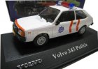 Atlas 1:43 Scale White Diecast Volvo 343 Politie Model