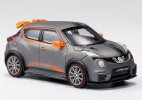 1:64 Scale Gray-Orange Diecast Nissn Juke R 2.0 SUV Model