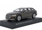 1:43 Scale Brown / Golden Diecast Audi A6 Allroad Quattro Model